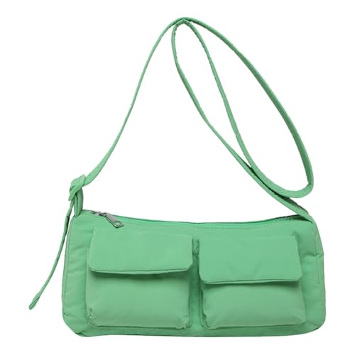 EKSMA Crossbody Messenger Bag for Damen mit Taschen Umhängetasche(Green) von EKSMA