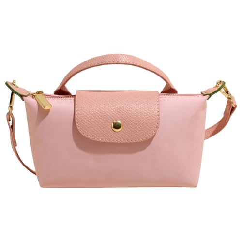 EKSMA Modische Umhängetaschen for Damen, kleine Schultertaschen, Colorblock-Handtaschen(Pink) von EKSMA
