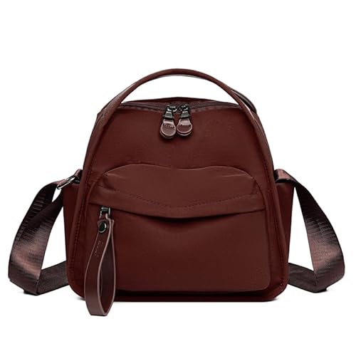 EKSMA Umhängetasche for Damen mit Reißverschluss, Schulterhandtasche, Hobo-Tasche(Red) von EKSMA