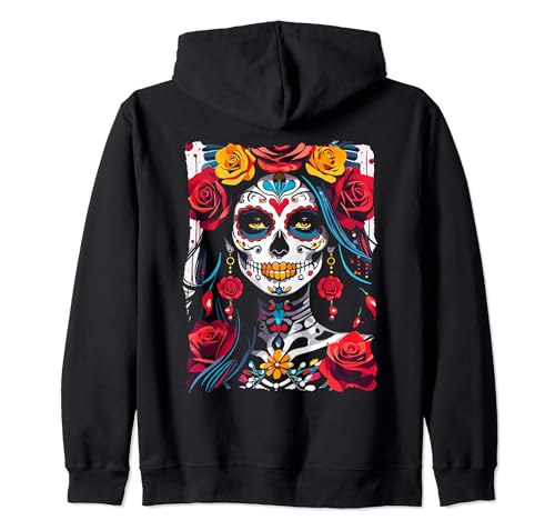 EL DIA DE LOS MUERTOS ROSE GIRL CATRINA - Dead Day Kapuzenjacke EL DIA DE LOS MUERTOS ROSE GIRL CATRINA - Dead Day Kapuzenjacke von EL DIA DE LOS MUERTOS - SUGAR AND SKULLS