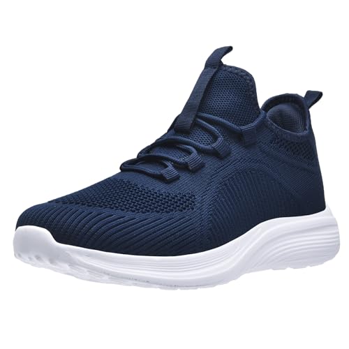 ELAPHURUS Herren Damen Straßenlaufschuhe Herren Turnschuhe Atmungsaktiv Damen Fitness Walking Sportschuhe,Blau,40 EU von ELAPHURUS