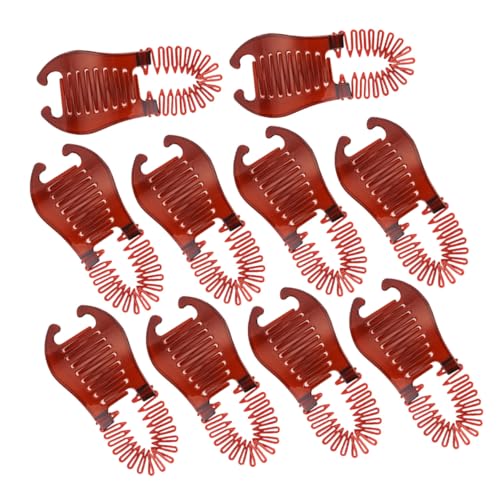 ELAYARD 10stücke Bananenspange Für Damen Rutschfester Haarspange Aus Kunststoff Vielseitige Haarstyling-tools Für Reisen Und Täglichen Gebrauch von ELAYARD