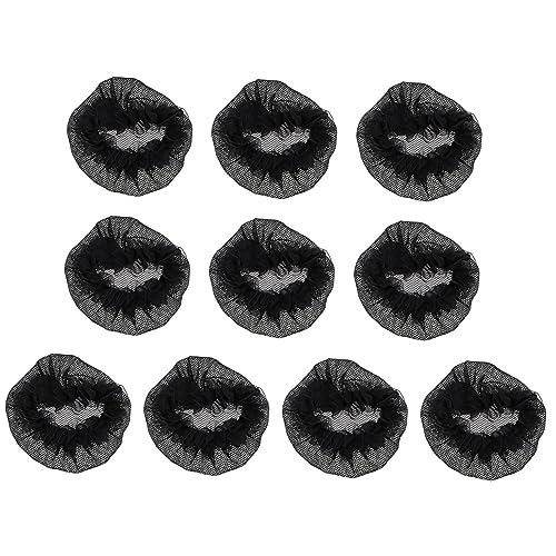ELAYARD 10 Stück Elastische Unsichtbare Haarnetze für Dutt Ballett Haarnetz mit Elastischem Rand Atmungsaktiv Wiederverwendbar Verstellbar für Damen und Mädchen für Tanz und Alltag von ELAYARD