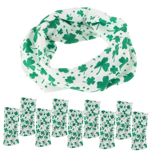 ELAYARD 10 Stück Teiliges Damen Stirnbänder mit Grünem Blätterdesign Elastische Kopfbedeckung für Patrick Day Bequeme und Stilvolle Haaraccessoires für Partys und Festlichkeiten ELAYARD 10 Stück Teiliges Damen Stirnbänder mit Grünem Blätterdesign Elastische Kopfbedeckung für Patrick Day Bequeme und Stilvolle Haaraccessoires für Partys und Festlichkeiten von ELAYARD