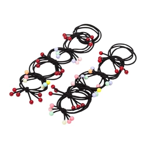 ELAYARD 10 Stück Teiliges Haargummi Stretch cherry design Elastische Ponytail halter Bunte Haarschmuck ringe für Mädchen und Frauen Weiche Haargummis für sicheren Griff und Modischen Look ELAYARD 10 Stück Teiliges Haargummi Stretch cherry design Elastische Ponytail halter Bunte Haarschmuck ringe für Mädchen und Frauen Weiche Haargummis für sicheren Griff und Modischen Look von ELAYARD