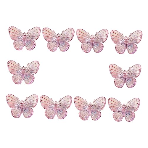 ELAYARD 10stücke Schmetterlinge Haarspange Mit Clips Für Frauen Mädchen Junge Mädchen Elegante Haaraccessoires Für Hochzeit Party Alltag von ELAYARD