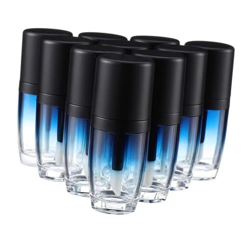ELAYARD 10 Stück Teiliges Lippenpflege Verpackung Leer Lipgloss Tuben Frosted Farbverlauf Reise Kosmetik Behälter Kompakt Leicht zum Befüllen und Mitnehmen für Damen und Anfänger von ELAYARD