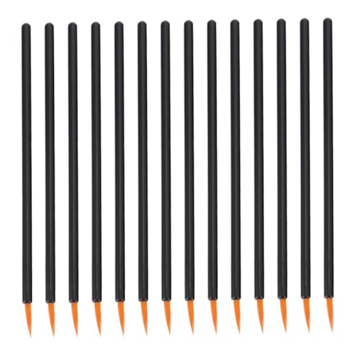 ELAYARD 100 Stück Teiliges Einweg eyeliner pinsel Künstlichen Nylonfasern Feine Spitze Leicht und Tragbar Professionelle Kosmetik Make up Werkzeuge für Präzises Augen make up von ELAYARD