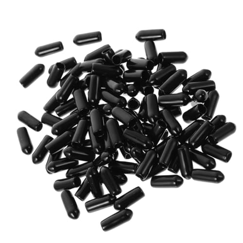 ELAYARD 100 Stück Teiliges Gummi endkappen für Haarreifen Robuste DIY Haarband endstücke Schutzkappen Geeignet für Schmale Stirnbänder und Haarschmuck Damen Hautfreundlich und Einfach von ELAYARD