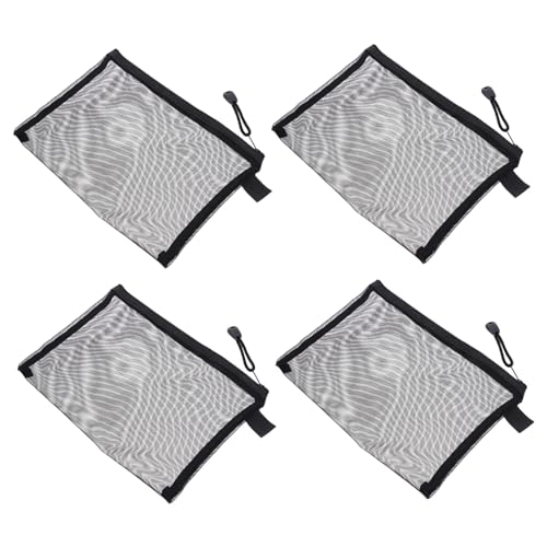 ELAYARD 10Stücke Teiliges Mesh Kosmetiktasche Transparente Makeup Organizer für Reisen Schule Freizeit Multifunktionale Aufbewahrung für Kosmetik Schreibwaren Mehr von ELAYARD