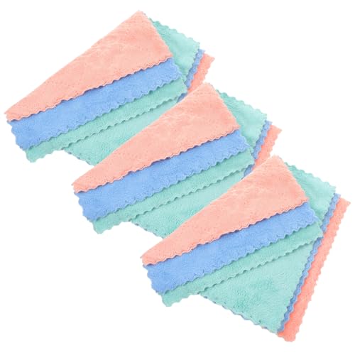 ELAYARD 10stücke Mikrofaser Gesichtswaschhandtuch Saugfähig Waschlappen Für Make-up Entferner Gesicht Reisen Und Zuhause Maschinenwaschbar von ELAYARD