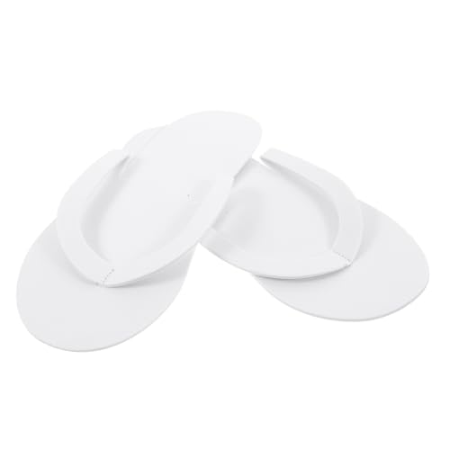 ELAYARD 12 Paare Einweg EVA Badeschlappen Faltbar Hygienisch Rutschfest Damen Herren Hausschuhe für Zuhause Reise Spa von ELAYARD