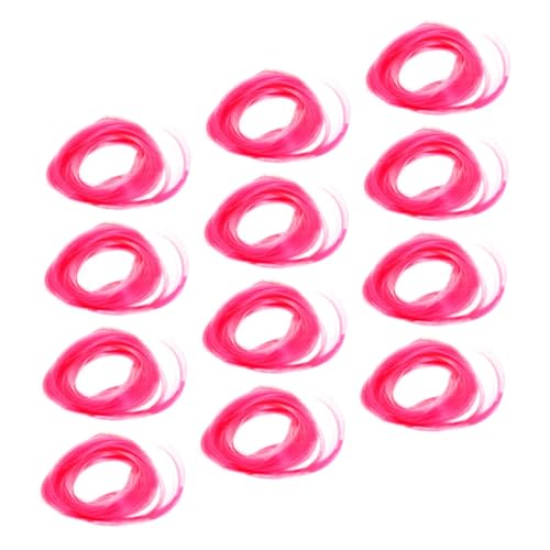 ELAYARD 12 Stück Teiliges Clip Haarverlängerungs- Lange Wellige Lockige Synthetische Extensions aus Hitzebeständigem Material Bunte Haarsträhnen für Frauen Geeignet für Alltag und von ELAYARD