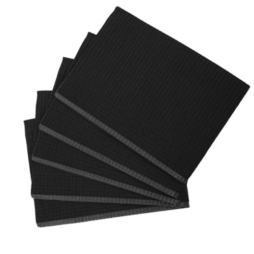 ELAYARD 125stücke Wiederverwendbar Maniküre Tischdecken Schwarze Reusable Tischmatten Für Nagelstudios Geruchlos Und Hautfreundlich Schützt Ihre Arbeitsfläche Vor Make-up Und von ELAYARD