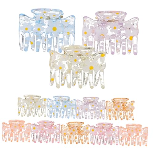 ELAYARD 12stücke Haarspangen Kreative Haarklammern Mit Buntem Druck Für Damen Und Junge Mädchen Vielseitige Haaraccessoires Für Eleganten Haarschnitt Partys Und Alltägliches Styling von ELAYARD