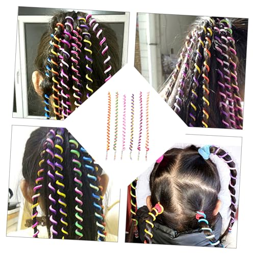 ELAYARD 18 Stück Teiliges Haarflecht für Mädchen Bunte Spiral Haarklammern Haarstyling Tool für Kreative Zöpfe und Haarschmuck Accessoires von ELAYARD