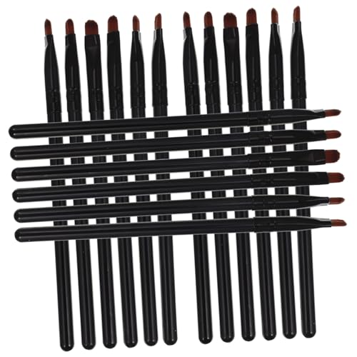 ELAYARD 18 Stück Teiliges Make up Pinselset Flach Vielseitig Einsetzbar für Foundation Concealer Lidschatten Puder Augen Lippen Professionelles Kosmetik Werkzeug für Präzises Auftragen von ELAYARD