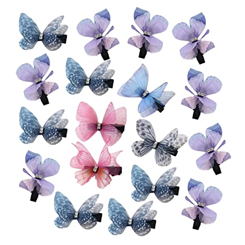 ELAYARD 18stücke Schmetterlings-haarspangen Für Damen Decorative Haarnadeln Schmetterlings-haarschmuck Für Hochzeiten Kleine Haarspangen Feen-accessoires Für Frauen von ELAYARD