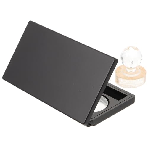 ELAYARD 1Satz Leere Lidschattenpalette Fächer Robustes Make Up Aufbewahrungstablett mit Runden Pfannen für DIY Kosmetik für Make Up Aluminium Pfannen von ELAYARD