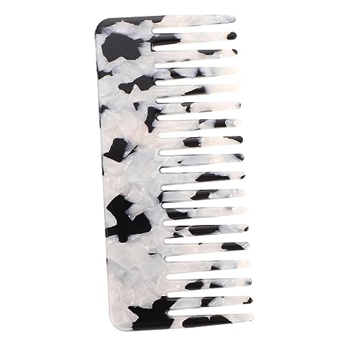 ELAYARD Modischer Breitzahnkamm Antistatischer Haarkamm für Männer und Stylingkamm für Dickes und Dünnes Haar Heimkamm Pflegekamm von ELAYARD