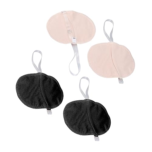 ELAYARD 2 Paar Schweißabsorbierende Achselpads Wiederverwendbare Polyester Pads Atmungsaktive Unsichtbare Schweißpolster für Herren und Damen für T-Shirts und Blusen von ELAYARD