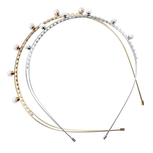 ELAYARD 2 Stck Strassstein Haarreif Damen Braut Haarschmuck mit Perlen und Kristallen Stabiles Metall Stirnband Eleganter Hochzeitsschmuck für Frauen und Mädchen Langlebig und Modisch ELAYARD 2 Stck Strassstein Haarreif Damen Braut Haarschmuck mit Perlen und Kristallen Stabiles Metall Stirnband Eleganter Hochzeitsschmuck für Frauen und Mädchen Langlebig und Modisch von ELAYARD