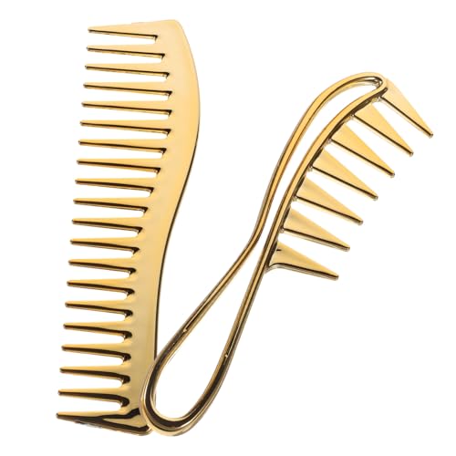 ELAYARD 2 Stück Barber Comb für Männer Teiliges Breitzinkiges Haarkamm Entwirrt Nasses Haar Styling und Friseurwerkzeug für Ölfrisuren und Trendige Looks von ELAYARD