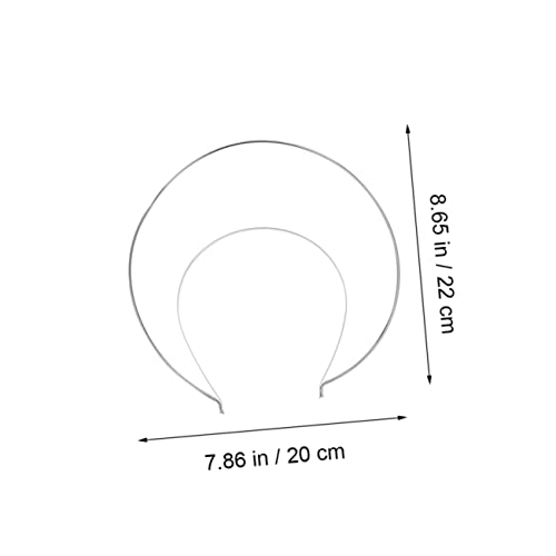 ELAYARD 2 Stück Doppelschicht Haarreif Frauen Kopfschmuck Hochzeits Haarschmuck Alloy Leicht Schmuck für Hochzeit Verlobung Party von ELAYARD