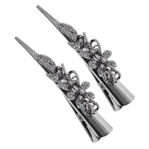 ELAYARD 2 Stück Große Metall Haarklammern mit Strasssteinen Vintage Haarschmuck Haarspangen für Damen Glänzende Dekorative Haarklammer mit Sicherem für Besondere Anlässe und Alltag ELAYARD 2 Stück Große Metall Haarklammern mit Strasssteinen Vintage Haarschmuck Haarspangen für Damen Glänzende Dekorative Haarklammer mit Sicherem für Besondere Anlässe und Alltag von ELAYARD