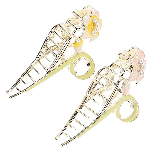 ELAYARD 2 Stück Großer Haarklauenclip mit Lilienblumen Metall Robuster Haarschmuck für Damen Rutschfest und Komfortabel Geeignet für Dickes Haar Vielseitig für Arbeit Freizeit und Dating ELAYARD 2 Stück Großer Haarklauenclip mit Lilienblumen Metall Robuster Haarschmuck für Damen Rutschfest und Komfortabel Geeignet für Dickes Haar Vielseitig für Arbeit Freizeit und Dating von ELAYARD