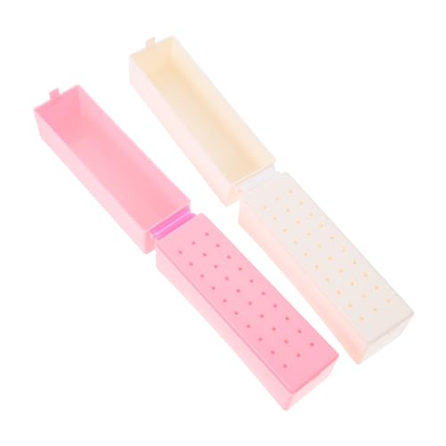 ELAYARD 2 Stück Nagelbohrer Aufbewahrungsbox für Maniküre Salon Nagelpolierkopf Halter Langlebiger Organizer für Nagelkunstwerkzeuge Weiß ELAYARD 2 Stück Nagelbohrer Aufbewahrungsbox für Maniküre Salon Nagelpolierkopf Halter Langlebiger Organizer für Nagelkunstwerkzeuge Weiß von ELAYARD