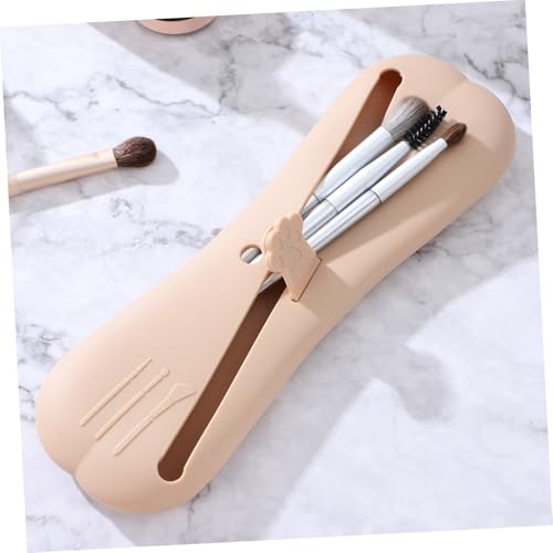 ELAYARD 2 Stück Silikon Make up Pinselhalter Reiseetui mit Verschluss Kompakt Formbeständig rutschfeste Oberfläche für Lidschatten Augenbrauenpinsel Praktischer Kosmetik Organizer für ELAYARD 2 Stück Silikon Make up Pinselhalter Reiseetui mit Verschluss Kompakt Formbeständig rutschfeste Oberfläche für Lidschatten Augenbrauenpinsel Praktischer Kosmetik Organizer für von ELAYARD