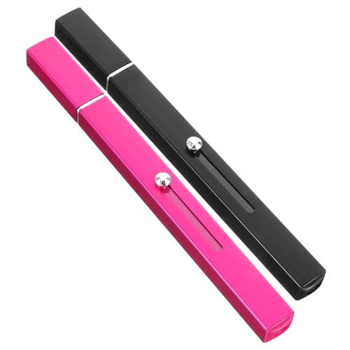 ELAYARD 2 Stück Teiliges Lippenpinsel Doppelseitiger Weicher Make up pinsel für Lippenstift und Lipgloss Tragbar Langlebiger Griff für Frauen und Profi Heimgebrauch von ELAYARD