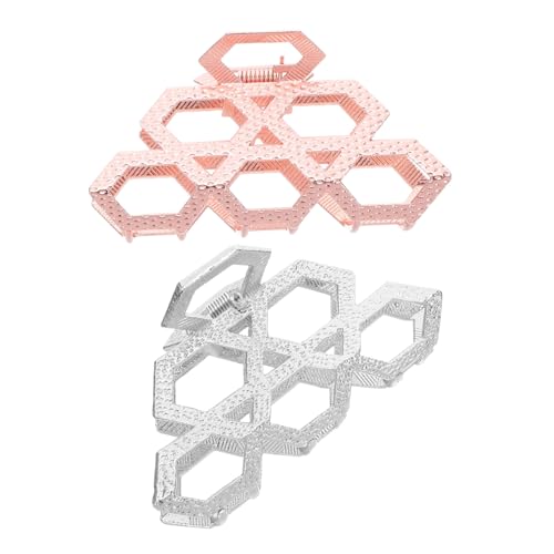 ELAYARD 2stücke Metallklammern Für Damen Geometrische Haarspangen Aus Metall Rutschfeste Haar-accessoires Für Hochsteckfrisuren Vintage-dutthalter Dicke Haarklammern Aus Legierung Für ELAYARD 2stücke Metallklammern Für Damen Geometrische Haarspangen Aus Metall Rutschfeste Haar-accessoires Für Hochsteckfrisuren Vintage-dutthalter Dicke Haarklammern Aus Legierung Für von ELAYARD