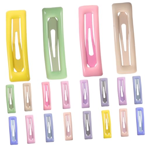 ELAYARD 20 Stück Teiliges Mädchen Haarspangen Niedliche Bunte Haarklammern aus Robustem Eisen Süße Haarschmuck für Feines Haar Vielseitige Haarclips für Junge Mädchen und Kleinkinder von ELAYARD