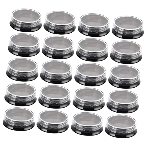 ELAYARD 20 Stück Teiliges Nagelkunst Aufbewahrungsbox mit Fächern Kompakt Leicht und Tragbar Multifunktionaler Organizer für Nail DIY Dekoration Kosmetik und Make Up Proben für Reisen von ELAYARD