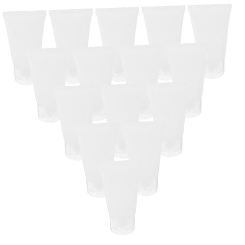 ELAYARD 20 Stück Teiliges Reise lotion Tubenset Nachfüllbare Auslaufsichere Kosmetikflaschen für Handcreme Flüssigseife Reise toilettenartikel Wiederverwendbare Leichte Kompakte von ELAYARD