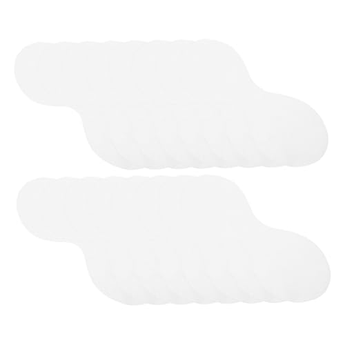 ELAYARD 200 Stück Baumwolle Doppelt Verbundene Augenpflege Pads Ultrafeine Augenmasken zur Hautpflege und Feuchtigkeitsversorgung Sanfte Weiß Papier Augenmaske für DIY Schönheitspflege von ELAYARD