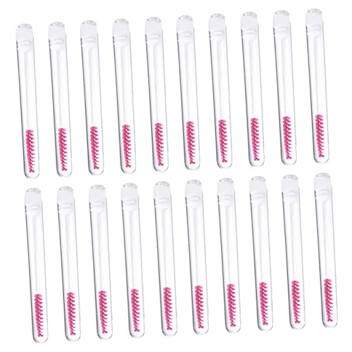ELAYARD 20Stücke Wimpernbürsten mit Röhren Leere Wimperntuschenbehälter für Wimpernserum und Make Up Langlebige Mascara Flaschen für Anfänger und Profis Vielseitig Einsetzbar von ELAYARD