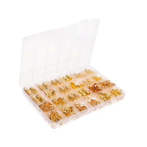 ELAYARD 290stücke Haarschmuck Für Dreadlocks Anhänger Haarschmuck Für Frauen Dreadlock-ringe Zum Basteln Großpackung Mit Haarschmuck Zum Veredeln Jeder Frisur von ELAYARD