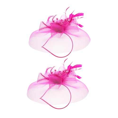 ELAYARD 2St Federkopf-Blumennetz-Haarschmuck Hochzeit Kopfschmuck Damen Haarschmuck Hochzeit Haarclip Haarschmuck für Teeparty Federhaarbänder Haarschmuck für die Braut Gittergewebe Rosy ELAYARD 2St Federkopf-Blumennetz-Haarschmuck Hochzeit Kopfschmuck Damen Haarschmuck Hochzeit Haarclip Haarschmuck für Teeparty Federhaarbänder Haarschmuck für die Braut Gittergewebe Rosy von ELAYARD