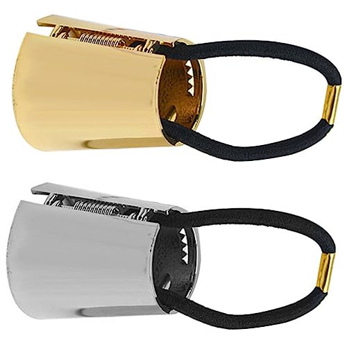 ELAYARD 2stücke Elastische Haarband Haarmanschetten Metall Pferdeschwanzhalter Haar Accessoires Für Frauen Mädchen Frisur Schmuck von ELAYARD