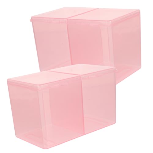 ELAYARD 2stücke Aufbewahrungsbox Für Make-up Wattepads Kosmetik Wattepad Behälter Für Frauen Praktische Und Stilvolle Aufbewahrungslösung Für Kosmetikutensilien Und Transparentes von ELAYARD