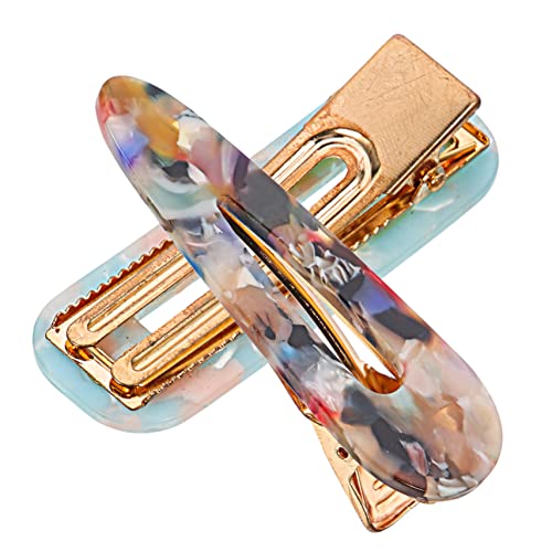 ELAYARD 2stücke Dekorative Haarklammern Aus Acryl Süße Haarspangen Für Mädchen Und Frauen Für Dünnes Dickes Haar Rutschfest Elegant von ELAYARD