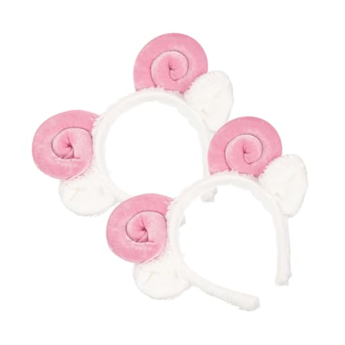 ELAYARD 2stücke Schafsohren Stirnband Cartoon Haarband Party Kopfbedeckung Cosplay Stirnband Haaraccessoires Schafspelz-stil von ELAYARD