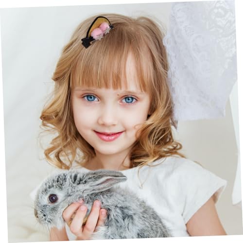 ELAYARD 3 Paare Haarspangen Katzenohr Form Stern Design Haarklammern für Mädchen Haarschmuck Süß und Langlebig Geeignet für Alltag und Party von ELAYARD