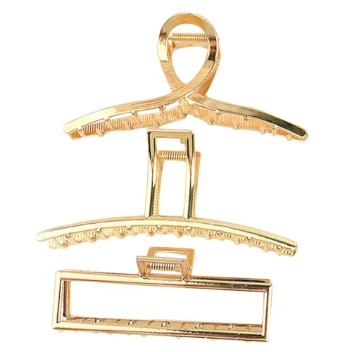 ELAYARD 3 Stück Extra Große Haarklammern aus Langlebiger Legierung Starke Haarkrallen für Dickes Haar Sichere Haarspangen für Damen Modische Clips für Feste Fixierung und Vielseitigen von ELAYARD