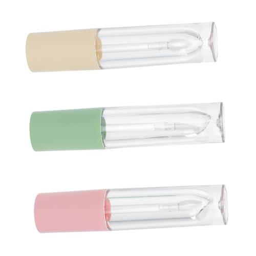 ELAYARD 3 Stück Leere Lipgloss Tuben Transparenter Lippenbalsam Behälter Wiederverwendbar Leicht Vielseitig für Lipgloss Mascara und Lippenpflege Praktische Zufällige Zufällige Farbe von ELAYARD