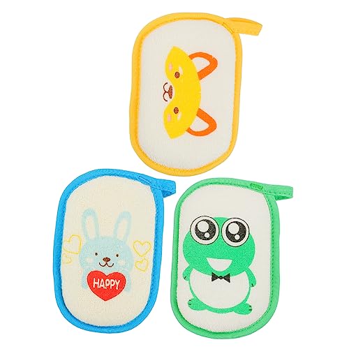 ELAYARD 3 Stück Teiliges Badetuch aus Weiches Waschhandtuch für Kleinkinder Geeignet für Tägliche Körperreinigung und Badespaß von ELAYARD