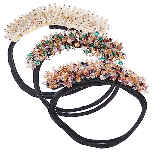 ELAYARD 3 Stück Teiliges Haar Dutt Leichter und Flexibler Dutt Haargummi für Damen für Hochsteckfrisuren und Freizeitaktivitäten Zufällige Farbe Zufällige Farbe von ELAYARD